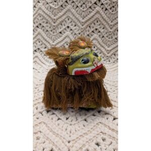 Vintage Kokeshi Bobblehead Chinese Dog Lion Figure Hand Painted Ceramic RARE!